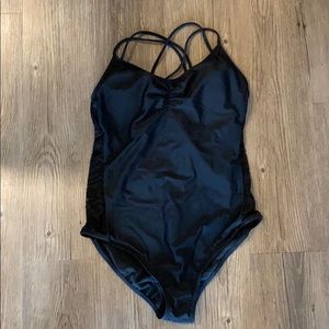 Black One Piece swimsuit Sz M
